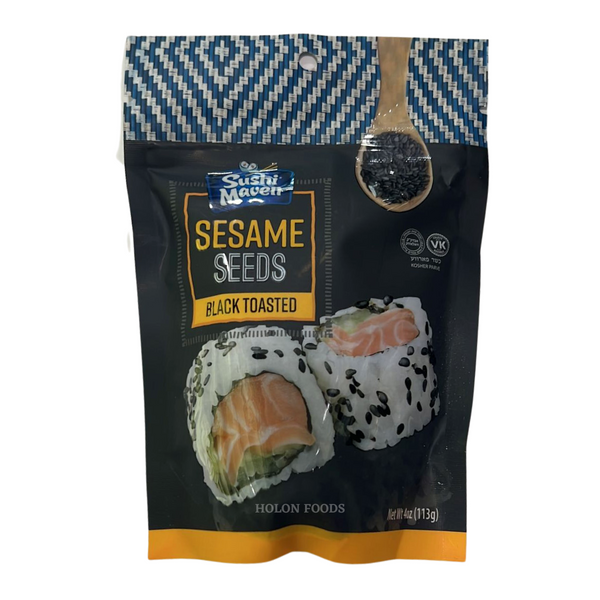 Sushi Maven Black Toasted Sesame Seeds 4 oz