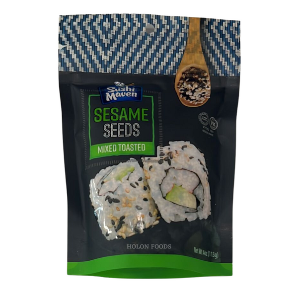 Sushi Maven Mixed Toasted Sesame Seeds 4 oz