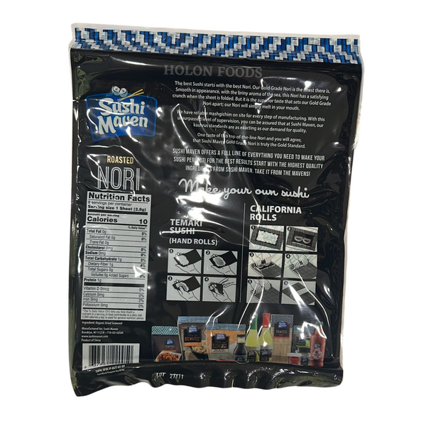 Sushi Maven Roasted Nori Organic Seaweed 0.78 oz