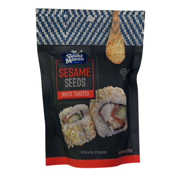 Sushi Maven White Toasted Sesame Seeds 4 oz