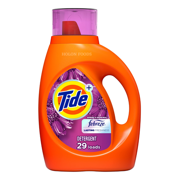Tide Plus Febreze Spring & Renewal Laundry Detergent 46 oz