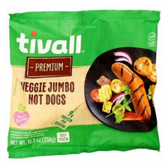 Tivall Premium Veggie Jumbo Hotdogs 23 oz