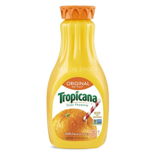 Tropicana Original No Pulp Orange Juice 52 oz