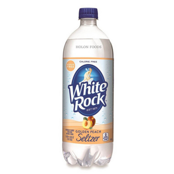 White Rock Seltzer Peach 1 lt