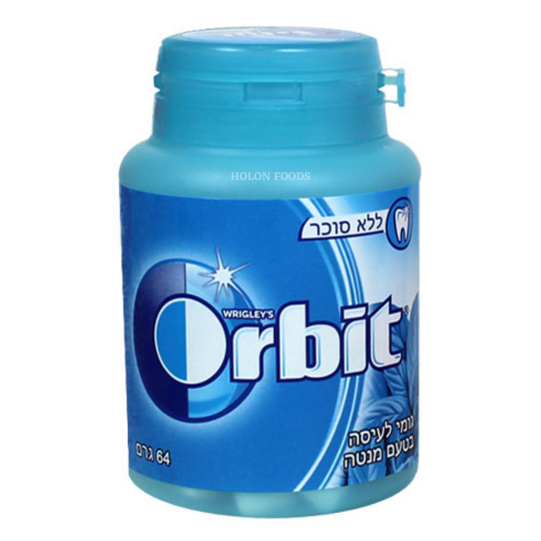 Wrigley's Orbit Peppermint Gum Jar 2.25 oz