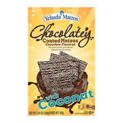 Yehuda Chocolate Covered Matzo with Coconut 5.6 oz