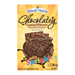 Yehuda Chocolate Covered Matzo with Sprinkles 5.8 oz