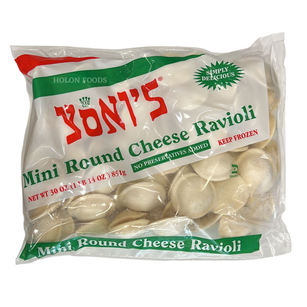Yoni's Mini Round Cheese Ravioli 30 oz
