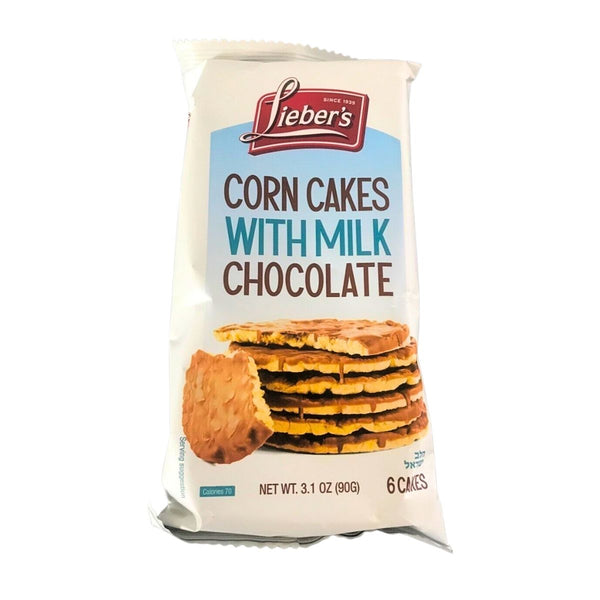Lieber's Corn Cakes with Milk Chocolate 3.1 oz