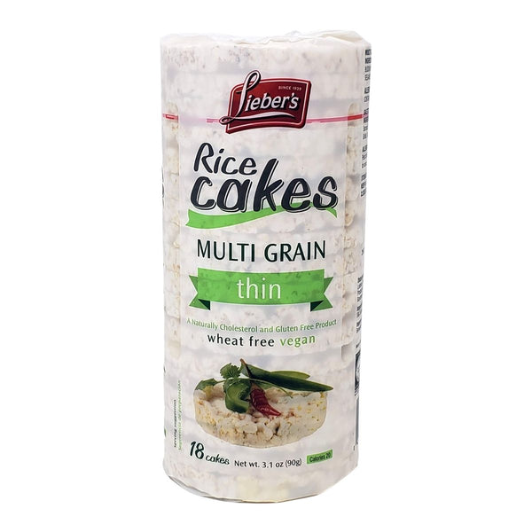 Lieber's Thin Multi Grain Rice Cakes 3.1 oz