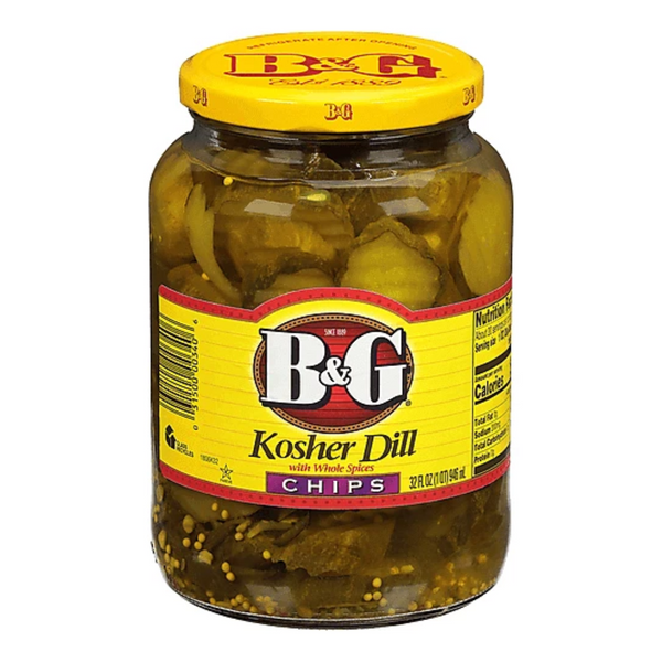 B&G Kosher Dill Chips 33.28 oz