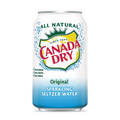 Canada Dry Seltzer 12 oz (12 Cans)