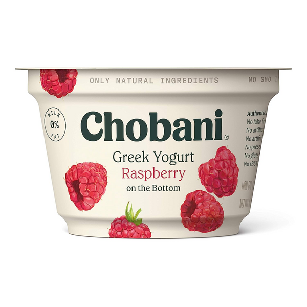 Chobani Raspberry Greek Yogurt 5.3 oz