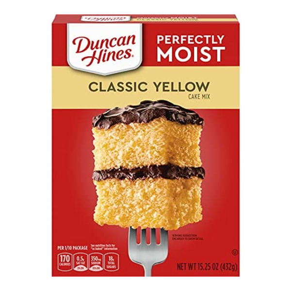Duncan Hines Classic Yellow Cake Mix 15.25 oz