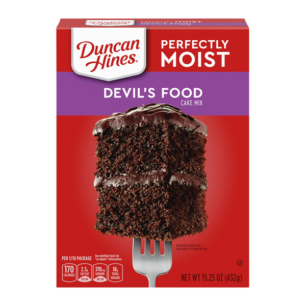 Duncan Hines Devil's Food Cake Mix 15.25 oz