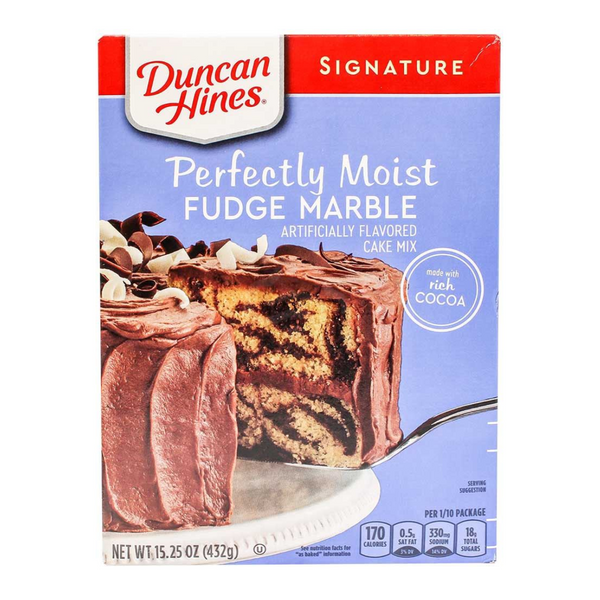 Duncan Hines Fudge Marble Cake Mix 15.25 oz