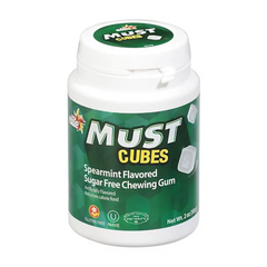 Elite Must Cubes Sugar Free Spearmint Chewing Gum 2 oz
