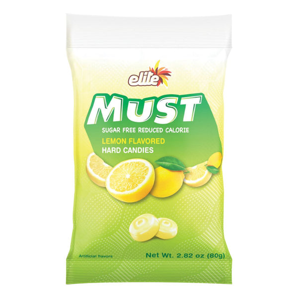 Elite Must Sugar Free Lemon Candy 2.82 oz