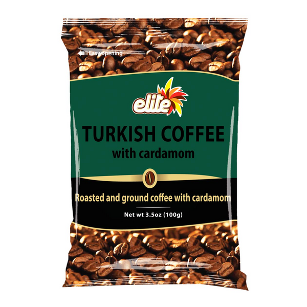 Elite Turkish Coffee with Cardamom 3.5 oz