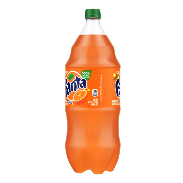 Fanta Orange Fruit Soda 2 lt