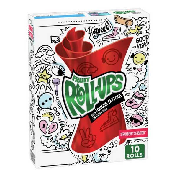 Fruit Roll Ups Strawberry Sensation 10 ct