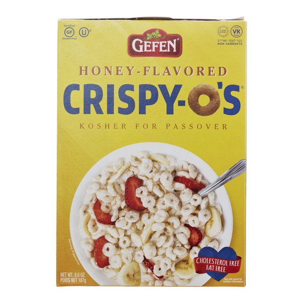 Gefen Gluten Free Crispy-O's Cereal Honey Flavored 6.6 oz