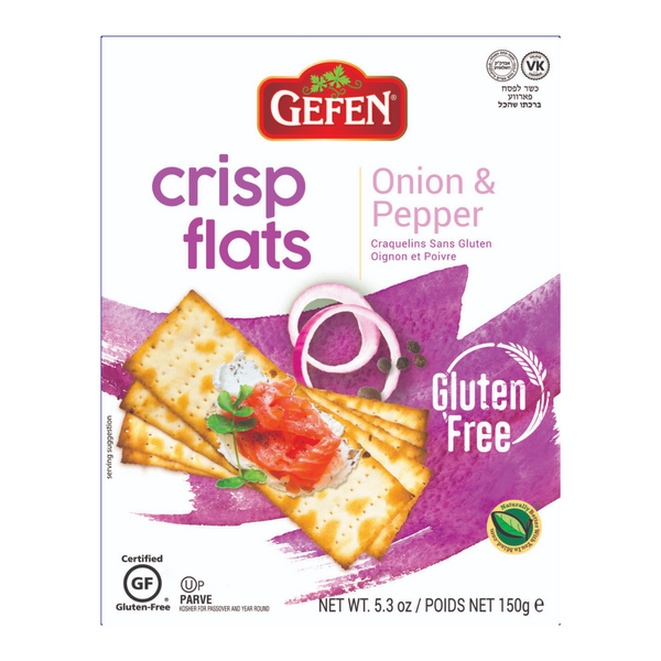 Gefen Onion & Pepper Crisp Flats 5.3 oz