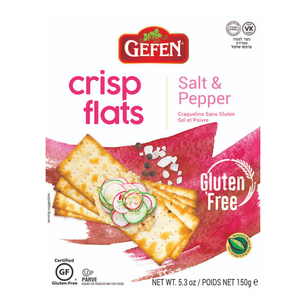 Gefen Salt & Pepper Crisp Flats 5.3 oz
