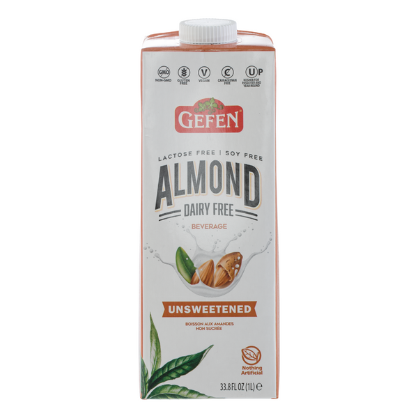 Gefen Unsweetened Almond Milk 33.8 oz