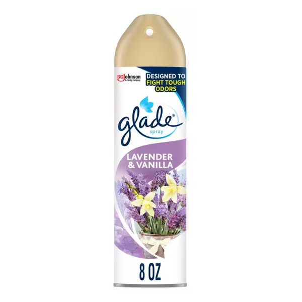 Glade Lavender & Vanilla Odors Spray 8 oz