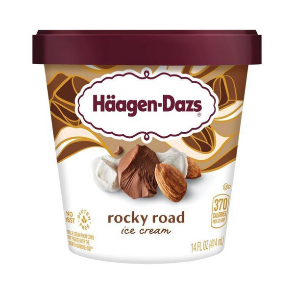 Haagen-Dazs Rocky Road Ice Cream 14 oz
