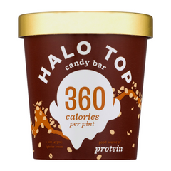 Halo Top Candy Bar Ice Cream Dairy 16 oz
