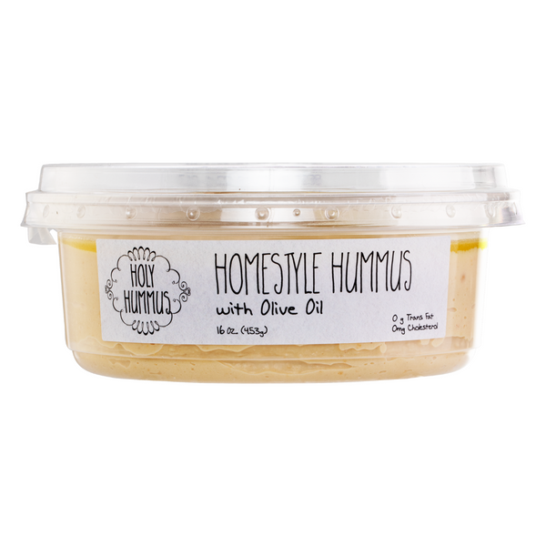 Holy Hummus Homestyle Hummus With Olive Oil 16 oz