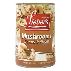 Lieber's Stems & Pieces Mushrooms 8 oz