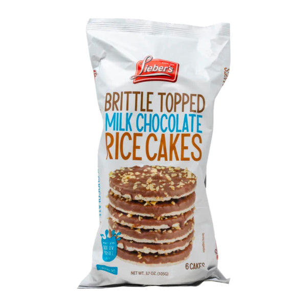 Lieber's Brittle Topped Milk Chocolate Rice Cakes 3.7 oz