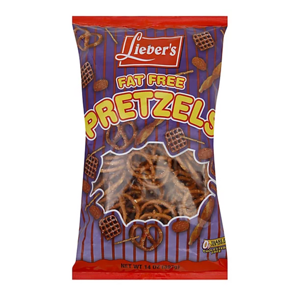 Lieber's Fat Free Pretzels 14 oz