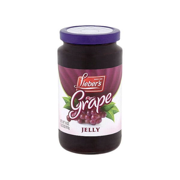 Lieber's Grape Jelly Preserves 18 oz