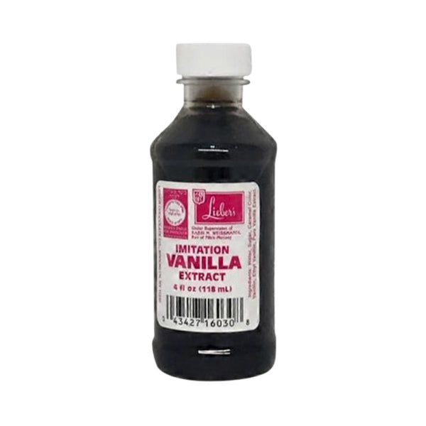Lieber's Imitation Vanilla Extract 4 oz