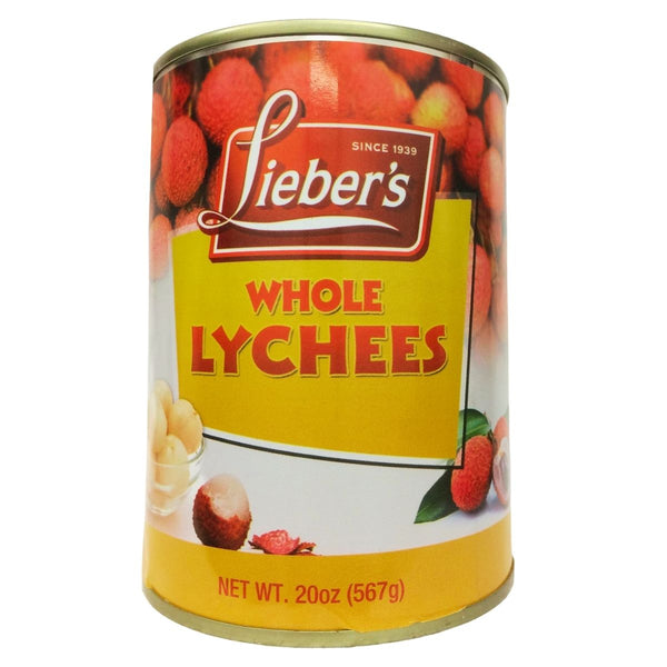 Lieber's Whole Lychees 20 oz
