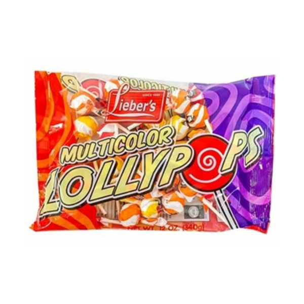 Lieber's Multicolor Lollypops 12 oz