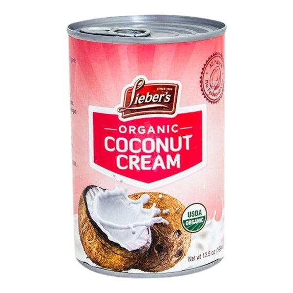 Lieber's Organic Coconut Cream 13.5 oz