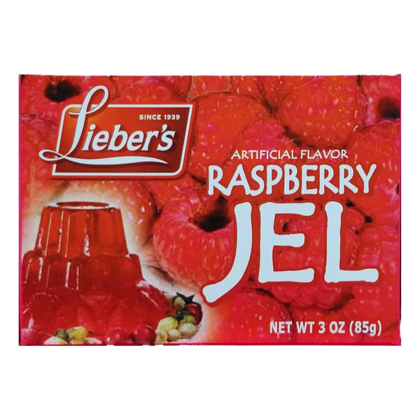 Lieber's Raspberry Jello 3 oz