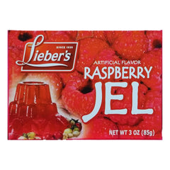 Lieber's Raspberry Jello 3 oz