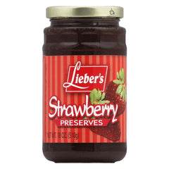 Lieber's Strawberry Preserves 18 oz