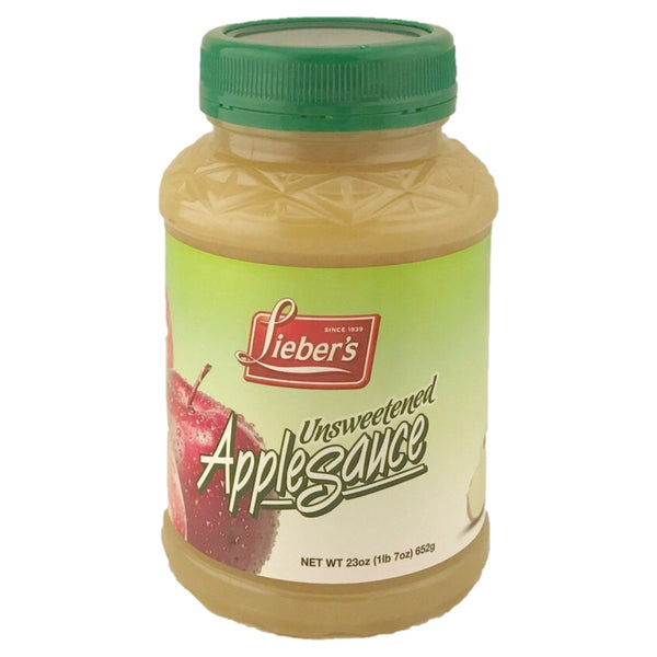 Lieber's Unsweetened Apple Sauce 23 oz