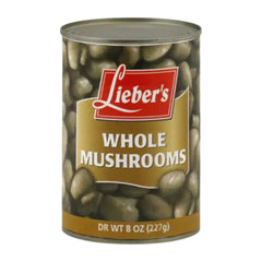 Lieber's Whole Mushrooms 8 oz