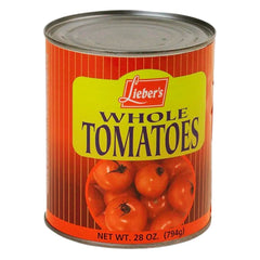 Lieber's Whole Tomatoes 28 oz