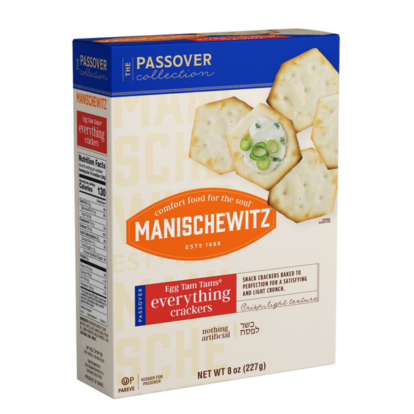 Manischewitz Everything Tam Tam Crackers 8 oz