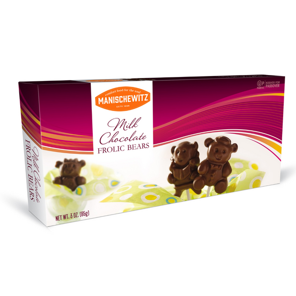 Manischewitz Milk Chocolate Frolic Bears 3 oz