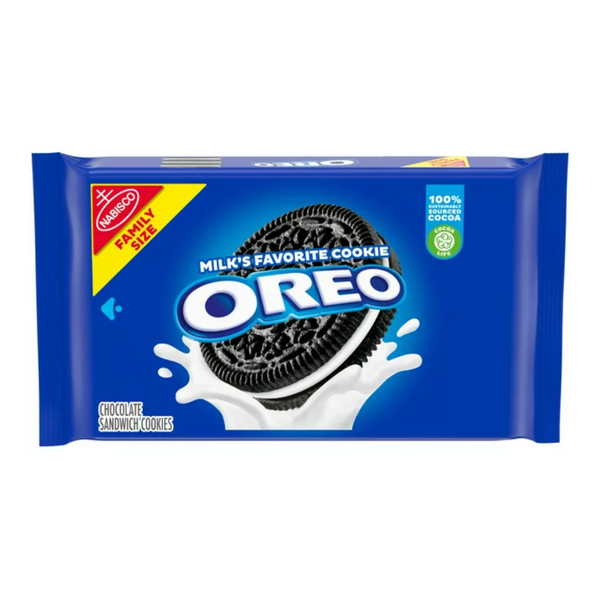 Oreo Chocolate Sandwich Cookies Family Size 19.1 oz
